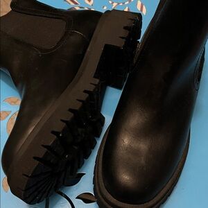 Old Navy Black Combat Boots